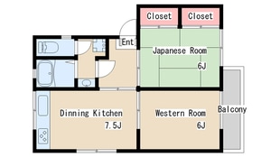 サンハイツの物件間取画像